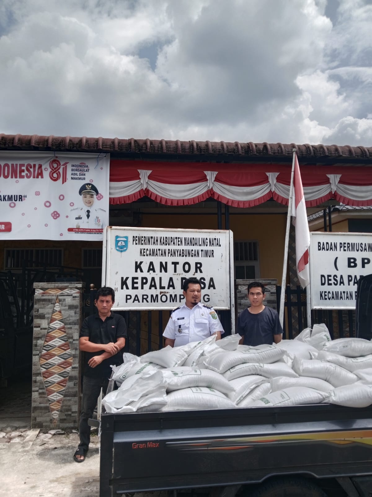 Penyaluran Bantuan Beras Bulog Wilayah Kecamatan Panyabungan Timur Alokasi Juli Agustus dan September 2026