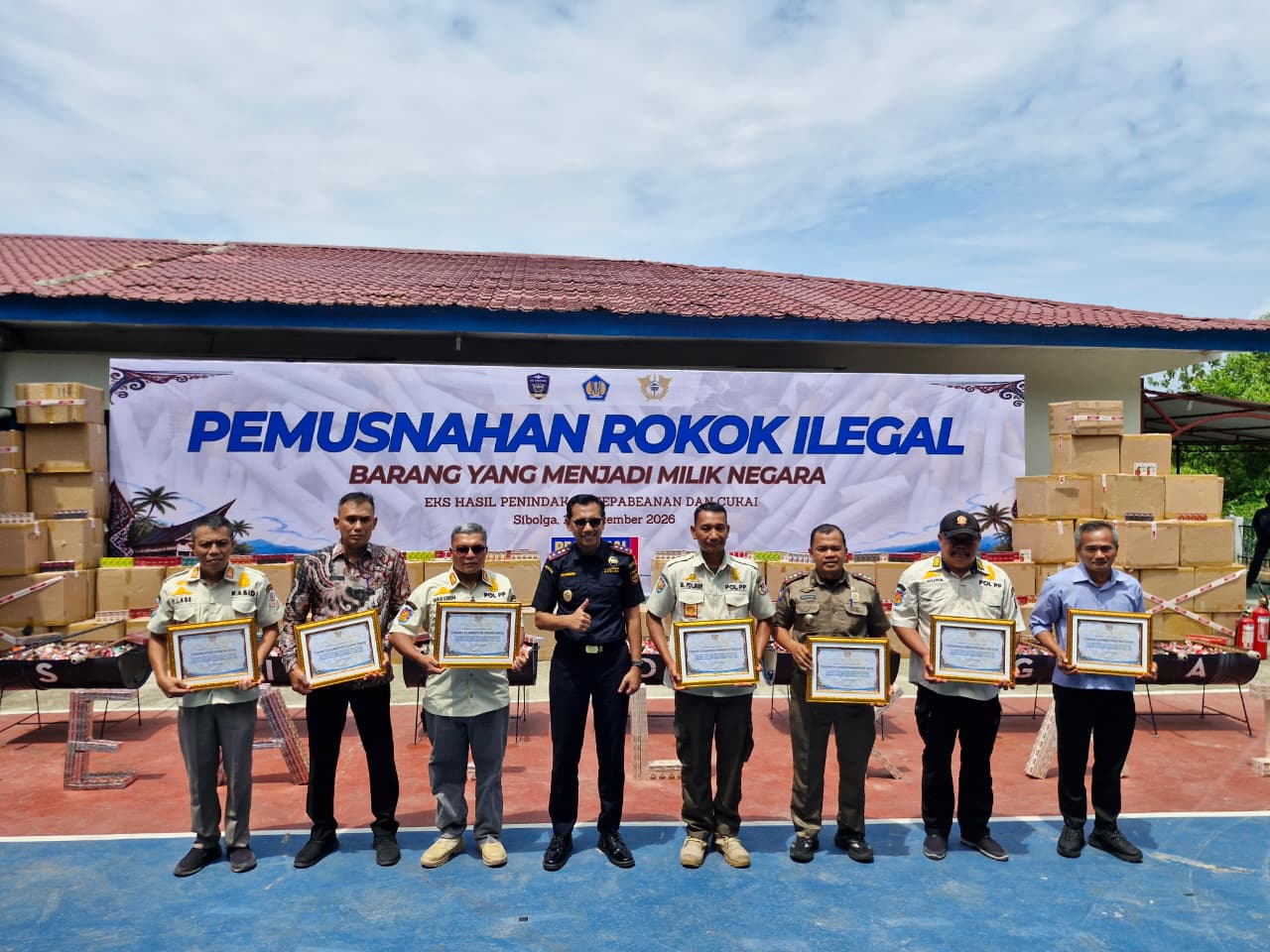 Pemusnahan Rokok Ilegal
