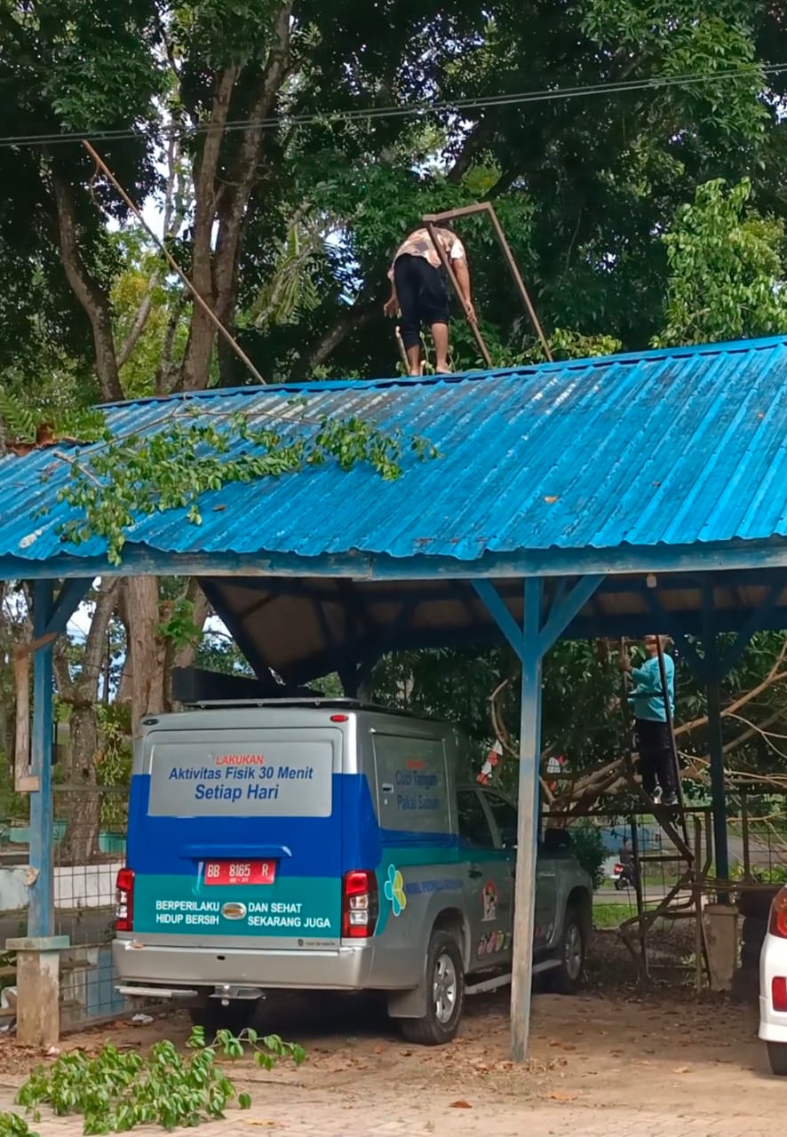 Kegiatan Korve Lingkungan Kantor Dinas Kesehatan Kabupaten Mandailing Natal