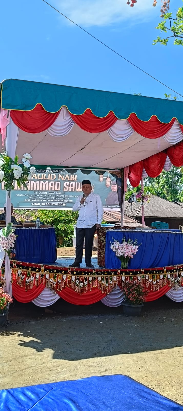 Memperingati Maulid Nabi Besar Muhammad SAW 12 Rabiul Awal 1448 H di Desa Hayu Raja